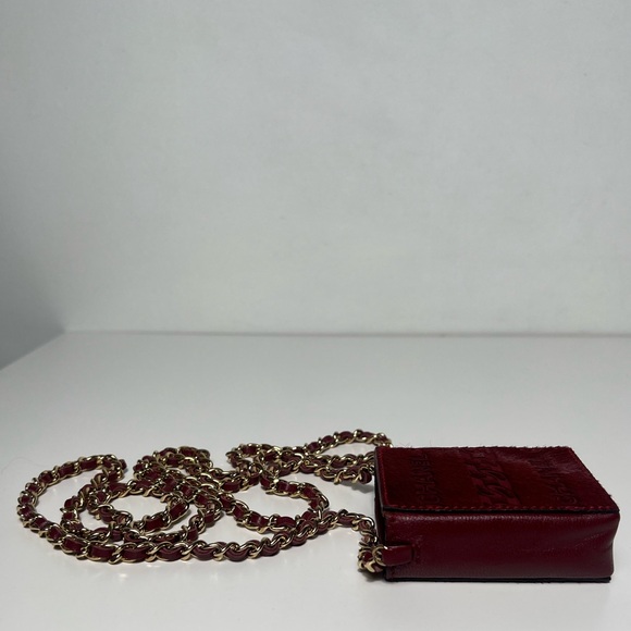 Chanel CC Logo Pony Hair Crossbody Cigarette Holder Case Bag Purse - Picture 8 of 13